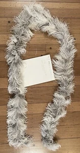 Antique 105” Ostrich Feather Neck Boa Scarf Wrap Edwardian Era Womens French - Picture 1 of 9