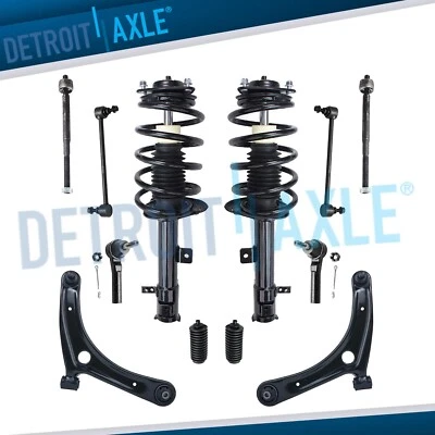 12pc Front Strut Lower Control Arm Sway Bar Tie Rod for 2009-2012 Dodge Caliber - Изображение 1 из 4