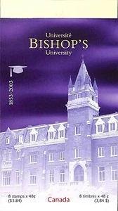Canada - Booklet #BK266a - Glued Flap - 2003 - Bishop's University - Scott 1973 - Picture 1 of 1