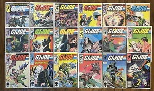 Vintage Marvel GI Joe Comic Book 18 Issue Lot Snake Eyes Storm Shadow Cobra NICE - Picture 1 of 1