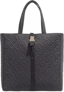 Tommy Hilfiger Damen Handtasche Flow Tote Shopper Schwarz AW0AW14495 - Bild 1 von 1