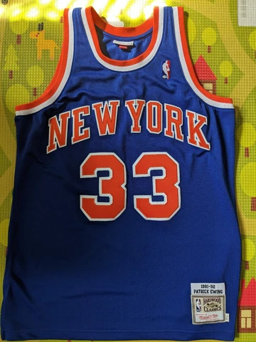 Patrick Ewing New York Knicks Mitchell & Ness Authentic Jersey Size 44 Large Cover