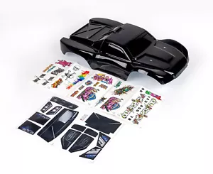Custom Body Solid Black for Traxxas Slash 1/10 1:10 Scale Shell Cover - Picture 1 of 11