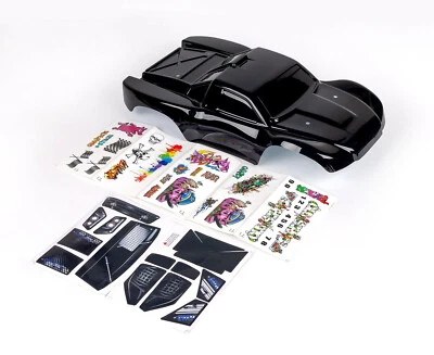 Custom Body Solid Black for Traxxas Slash 1/10 1:10 Scale Shell Cover - Image 1 of 4