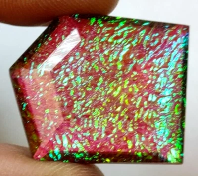 AAA+ 57.35 Ct. Large Monarch Fire Opel Fancy Cut Loose Gemstone Gift for Women - Image 1 of 4