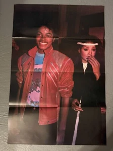 Vintage 1984 Michael Jackson Poster Thriller Ära - Bild 1 von 2