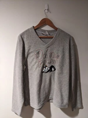 Sudadera De Colección Looney Tunes On the Prowl Pussyfoot Dibujos Animados X-Grande Mujer Foto 1 de 4