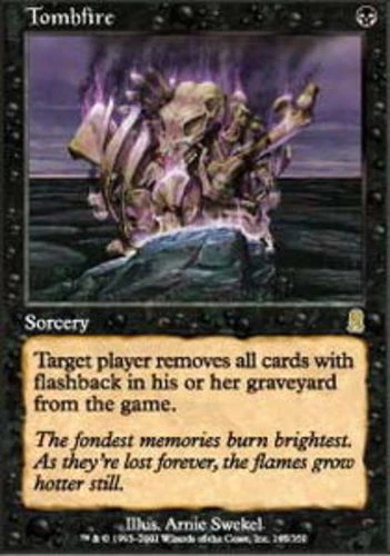 Tombfire ~ Moderately Played Odyssey MTG Magic UltimateMTG Black Card - Image 1 of 1