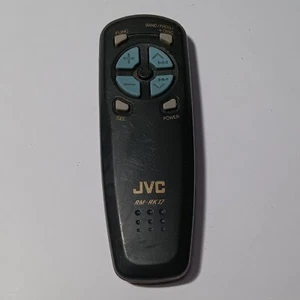 Used JVC RM RK17 Remote Audio Program Function Band Disc Select Power #120 - Imagen 1 de 3