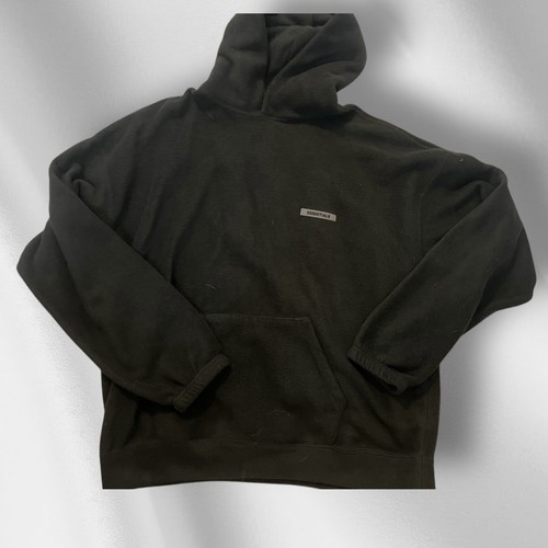 Felpa con cappuccio Essentials Fear Of God maglione pile nero taglia XL unisex