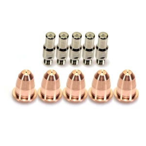 Kit de boquilla de punta de electrodo cortador de plasma PR0110 PD0116-08 apto para antorcha S25 S45 PK10 - Imagen 1 de 4
