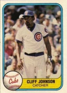 #303 Cliff Johnson - Chicago Cubs - 1981 Fleer Baseball - Picture 1 of 1