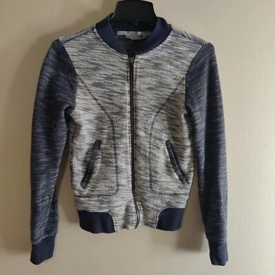 Athleta Jacket Women's XS Navy Full Zip Sweater Activewear Long Sleeve - Image 1 of 4