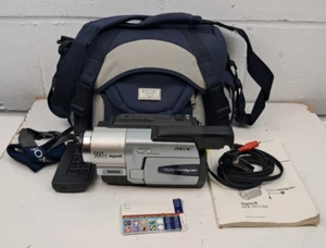 Sony Digital Handycam DCR-TRV130E videocamera manuale cinghie caricatore remoto borsa - Foto 1 di 16
