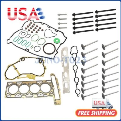 For Chevrolet Equinox 2.4L 2010-13 F13 Head Gasket Bolts & Intake Exhaust Valves - Image 1 of 4