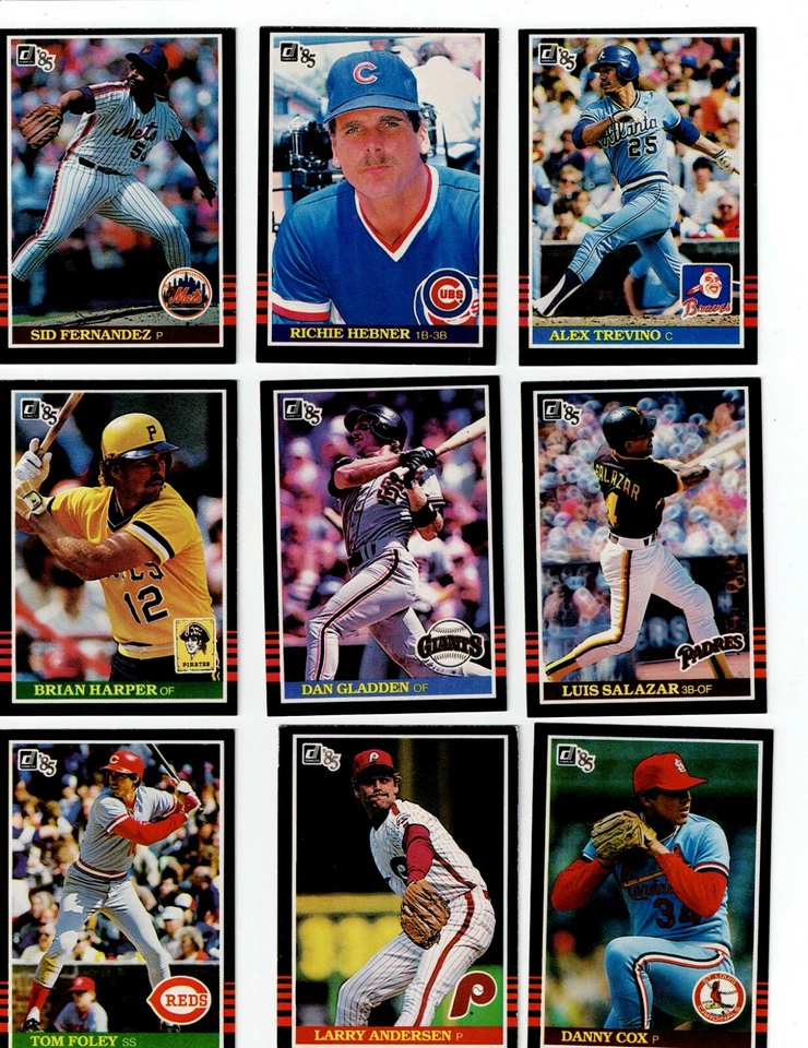 1985 DONRUSS BASEBALL COMPLETE YOUR SET U PICK 501-660 & LEAF - Image 1 of 1
