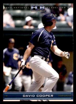 2009 National Freedom Cardboard David Cooper card #FCB-2 Blue Jays - Image 1 of 2