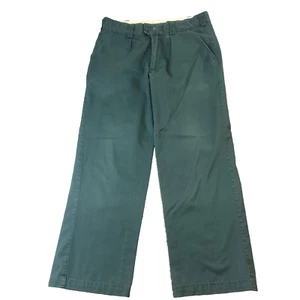 Pantalón Chino Hoggs 34 30 Turquesa Calce Relajado Pierna Recta Preppy De Colección - Imagen 1 de 13