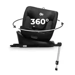 Kinderkraft i-360 Rotating Swivel Baby Infant Car Seat With ISOFIX i-Size- Black - Picture 1 of 14