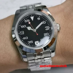 36mm/39mm Sapphire Automatic Men's Watch Black Dial NH35/Miyota8215 Unisex Lume - Picture 1 of 6