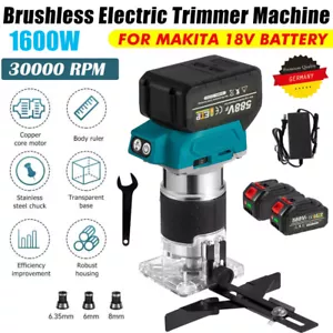 Akku-Oberfräse Elektrische Handfräse Trimmer Holz Handfräse Fräsmaschine 1600W - Bild 1 von 17