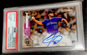 Jesus Tinoco Autogramm Rookie - Topps Chrome RA-JT PSA GEM MT 10 - Bild 1 von 4