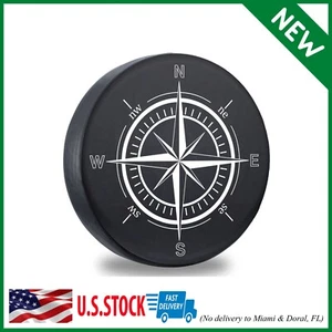 Spare Tire Cover,Weatherproof Vinyl Leather Wheel Cover for Jeep Wrangler Sahara - Picture 1 of 8