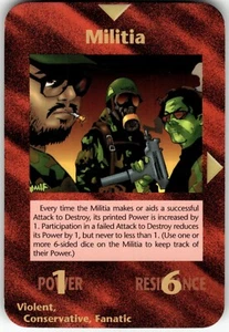 Militia Card INWO Illuminati New World Order Assassins Game 67/122 - Picture 1 of 3