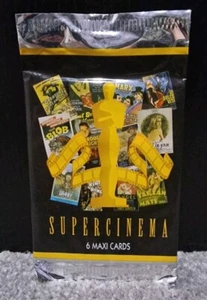 Super Cinema Trading Cards Pack Brand New & Sealed 6 Maxi Cards - Foto 1 di 4