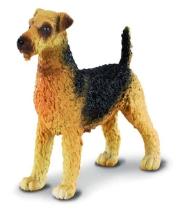 COLLECTA ANIMALI CANI CANE AIREDALE TERRIER 88175 DOG HUNDE ANIMALS TOYS - Picture 1 of 1