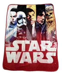 STAR WARS Aliance Stripes Fleece Throw Blanket 38”x 49” By Northwest - Picture 1 of 7