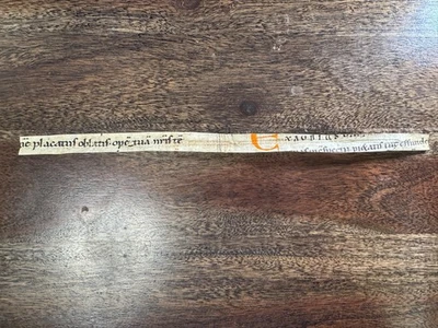 Rare Carolingian Manuscript Fragment – ca. 10th-11th Century Liturgical Missal - Image 1 of 4