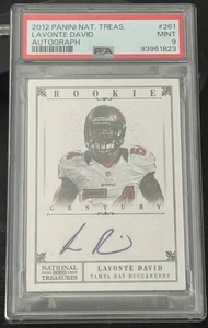 Panini National Treasures Rookie Auto Lavonte David 2012/25 Bucs RC PSA 9 - Imagen 1 de 2