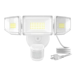 85W LED Security Lights Motion Sensor Light Outdoor Plug in, 8500LM Motion Ll... - Picture 1 of 9
