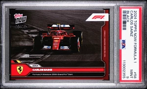 2024 Topps Now Formula 1 58 Carlos Sainz F1 Milestone: 200th Grand Prix Start - Picture 1 of 4