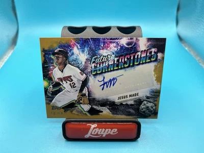 Jesus Made 2025 Topps Pro Debut Future Cornerstones Gold Auto 50/50 PLEASE READ - Image 1 of 2