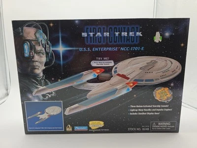 NIB Star Trek First Contact USS Enterprise NCC-1701-E Electronic Starship #16148 - Image 1 of 4