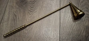 Vintage Traditional Brass Candle Flame Snuffer Hinged Cone Bell Shape Home Decor - Bild 1 von 11