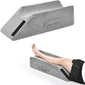 Velvet Leg Pillows for Knee Ankle Surgery Recovery Leg Elevation Pillow for Brok - Picture 1 of 12
