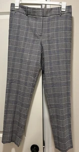 Talbots Hose Damen Gr. 8 schwarz weiß Hahnentritt kariert Hampshire Knöchel Urlaub - Bild 1 von 3