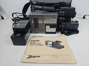 ZENITH VM6000 VIDEO MOVIE CAMERA w/CASE & BATTERY - Picture 1 of 9