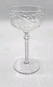 Libbey Rock Sharpe Burleigh 51/4" hoch Sherbet Champagnerglas Del Mar - Bild 1 von 12