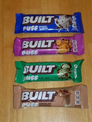 4 Barritas Proteicas CONSTRUIDAS -- CREMA PARA GALLETAS / CHISPAS COMO NUEVAS / CHURRO / BATIDO DE CHOCOLATE Foto 1 de 4