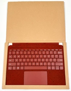 Microsoft Surface Go Signature Type Cover Keyboard Poppy Red KCT-00061 Open Box - Picture 1 of 6