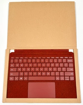 Microsoft Surface Go Signature Type Cover Keyboard Poppy Red KCT-00061 Open Box - Image 1 of 4