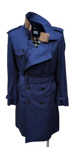 Burberry Trenchcoat IT 58 XL XXL Navy SS25 Neu Nova Check Herren Baumwolle Brockham - Bild 1 von 13