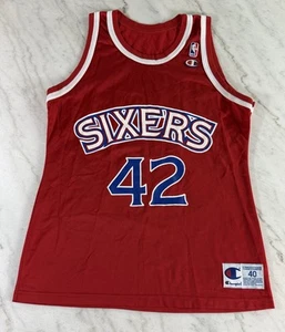 Vintage 90s Champion Jerry Stackhouse Philadelphia 76ers Sixers Trikot Rot 40 M - Bild 1 von 3