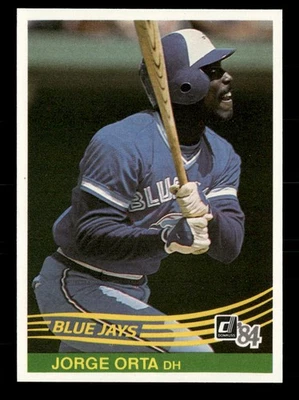 1984 Donruss #317 Jorge Orta Toronto Blue Jays - Image 1 of 2