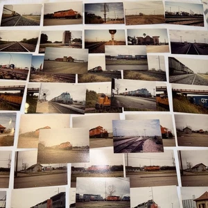 Lot Of Trains Railroads Steam Locomotive Station Vintage Pictures # 2 - Picture 1 of 13