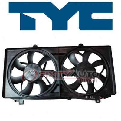TYC Dual Radiator & Condenser Fan Assembly for 2010 Chevrolet Camaro 3.6L ni - Изображение 1 из 4